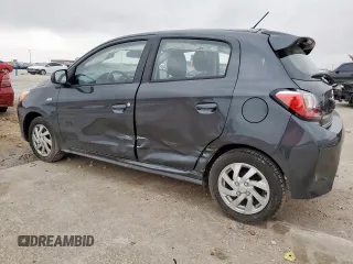 2024 Mitsubishi Mirage ES with VIN ML32AUHJ4RH013782, listed as a Copart auction lot 58069015 with 7,366 mi miles and Salvage title. Bid and sale history available at DreamBid. Image 2.