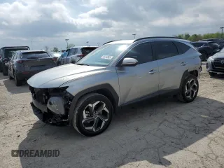 2023 Hyundai Tucson SEL with VIN 5NMJFCAE5PH287912, listed as a Copart auction lot 55416985 with 25,418 mi miles and Salvage title. Bid and sale history available at DreamBid. Image 1.