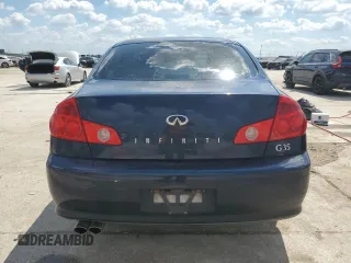 2006 Infiniti G35 with VIN JNKCV51E46M503844, listed as a Copart auction lot 71919444 with 109,390 mi miles and Clean Title. Bid and sale history available at DreamBid. Image 6.