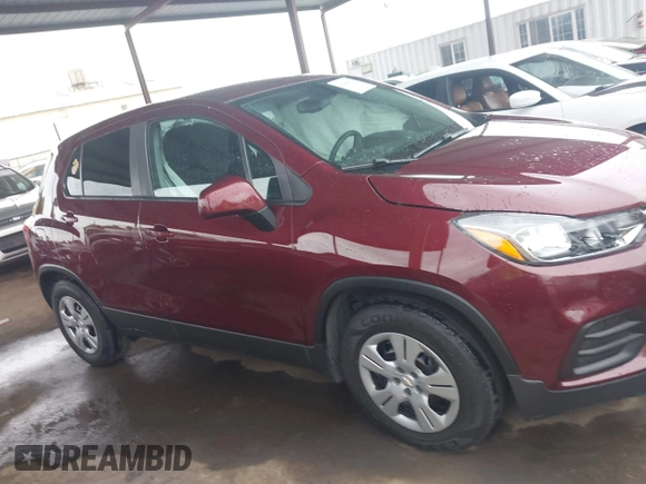 2017 Chevrolet Trax LS with VIN 3GNCJKSB9HL273738, listed as a IAAI auction lot 42046916 with 65,654 mi miles. Bid and sale history available at carsss.com. Image 13.