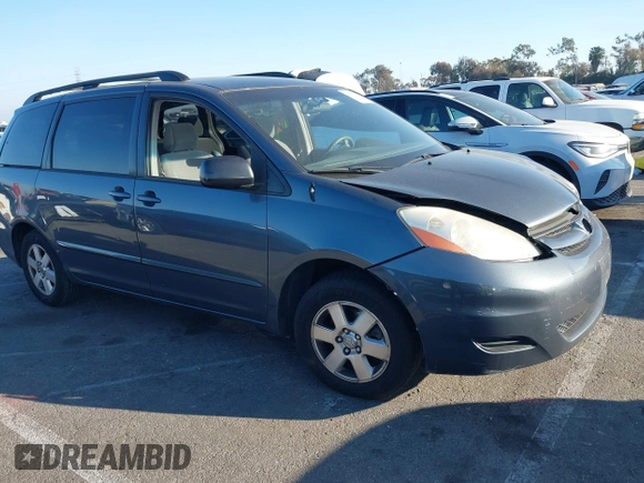 2006 Toyota Sienna CE with VIN 5TDZA23C16S530537, listed as a IAAI auction lot 41677756 with 199,509 mi miles and . Bid and sale history available at DreamBid. Image 1.