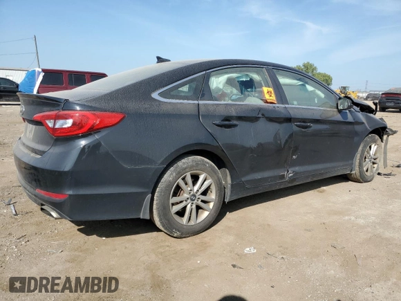 2015 Hyundai Sonata SE with VIN 5NPE24AF0FH079594, listed as a Copart auction lot 86832224 with Not Provided miles and Non Repairable. Bid and sale history available at DreamBid. Image 3.