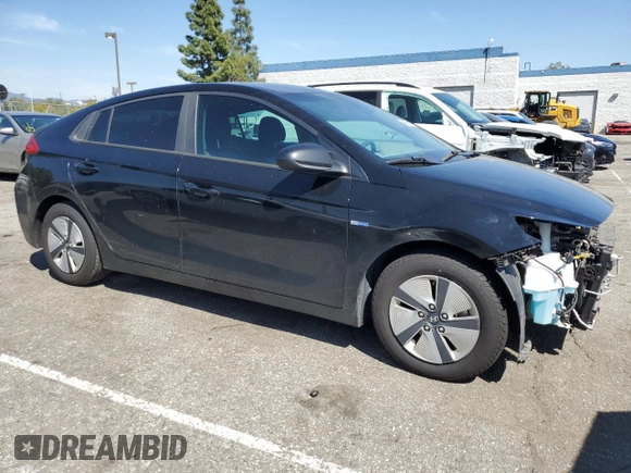2017 Hyundai Ioniq Blue z VIN KMHC65LC7HU058072, wystawiony jako Copart lot #49851895 z przebiegiem Nie podano mil oraz Szkoda całkowita • Salvage title. Historia ofert i sprzedaży dostępna na DreamBid. Obrazek 4.