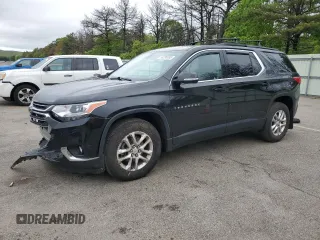 2020 Chevrolet Traverse LT Cloth with VIN 1GNEVGKW1LJ212509, listed as a Copart auction lot 58295655 with 50,576 mi miles and Salvage title. Bid and sale history available at DreamBid. Image 1.