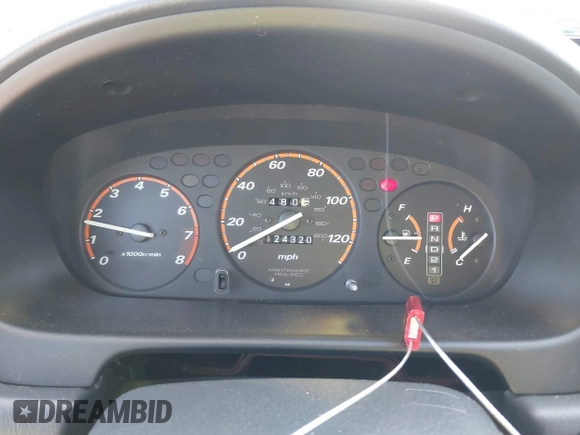 2000 Honda CR-V LX with VIN JHLRD1849YS016998, listed as a IAAI auction lot 42164944 with 124,320 mi miles and . Bid and sale history available at DreamBid. Image 7.