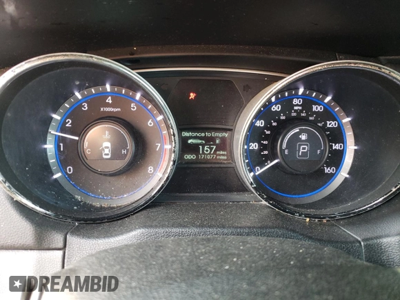 2014 Hyundai Sonata GLS with VIN 5NPEB4AC4EH912804, listed as a Copart auction lot 54137445 with 171,077 mi miles and Salvage Title. Bid and sale history available at carsss.com. Image 9.