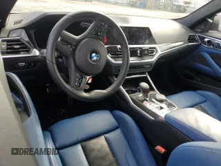 2022 BMW M4 Competition xDrive with VIN WBS43AZ06NCK53291, listed as a Copart auction lot 44604215 with 20,779 mi miles and Salvage Title. Bid and sale history available at carsss.com. Image 8.