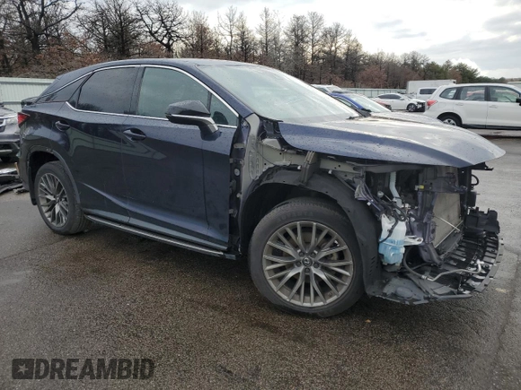 2020 Lexus RX with VIN 2T2SZMDA3LC256115, listed as a Copart auction lot 82783154 with 81,903 mi miles and Salvage Title. Bid and sale history available at carsss.com. Image 4.