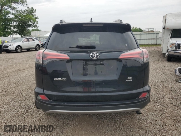 2017 Toyota RAV4 SE with VIN 2T3JFREV6HW638661, listed as a Copart auction lot 60401935 with 72,693 mi miles and Salvage title. Bid and sale history available at DreamBid. Image 6.