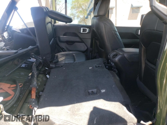 2020 Jeep Wrangler Unlimited Sahara with VIN 1C4HJXEG9LW311913, listed as a Copart auction lot 54265535 with 43,893 mi miles and Salvage title. Bid and sale history available at DreamBid. Image 11.