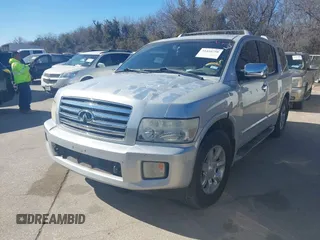 2006 Infiniti QX56 with VIN 5N3AA08A16N808421, listed as a IAAI auction lot 41410798 with 254,784 mi miles. Bid and sale history available at carsss.com. Image 2.
