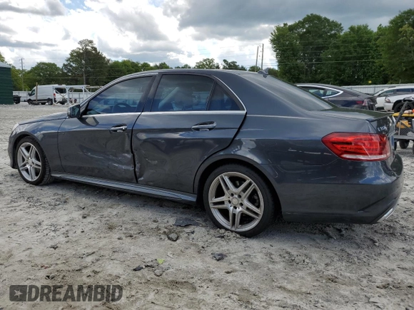 2014 Mercedes-Benz E 350 Sport with VIN WDDHF5KB9EA825975, listed as a Copart auction lot 55427505 with 134,668 mi miles and Salvage title. Bid and sale history available at DreamBid. Image 2.