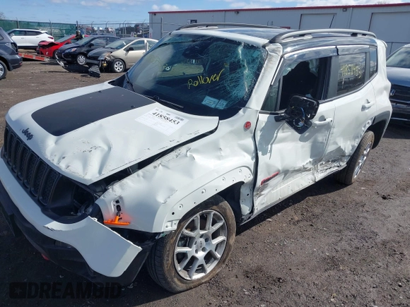 2021 Jeep Renegade Trailhawk with VIN ZACNJDC12MPM92624, listed as a IAAI auction lot 41858453 with 90,596 mi miles and . Bid and sale history available at DreamBid. Image 6.