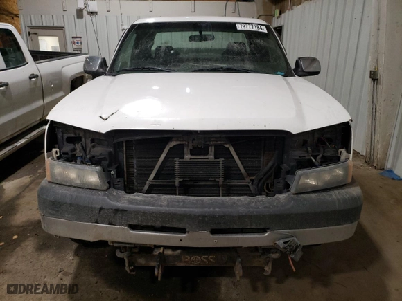 2003 Chevrolet Silverado 2500HD LS with VIN 1GCHK29U03E254703, listed as a Copart auction lot 79777184 with 0 mi miles and Salvage Title. Bid and sale history available at carsss.com. Image 5.