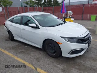 2019 Honda Civic Sedan LX with VIN 2HGFC2F62KH531922, listed as a IAAI auction lot 42058367 with 91,262 mi miles. Bid and sale history available at carsss.com. Image 1.