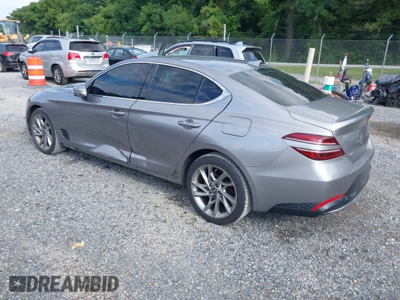 2022 Genesis G70 2.0T with VIN KMTG34TA3NU093020, listed as a IAAI auction lot 42749679 with 64,825 mi miles and . Bid and sale history available at DreamBid. Image 3.