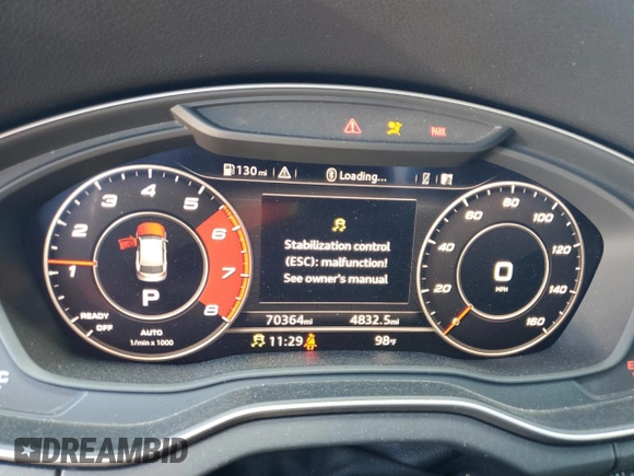 2018 Audi SQ5 with VIN WA1C4BFY9J2036019, listed as a Copart auction lot 71321774 with 70,364 mi miles and Salvage Title. Bid and sale history available at DreamBid. Image 9.