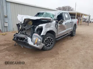 2023 Ford F-150 XL with VIN 1FTFW1E58PFB69225, listed as a IAAI auction lot 41546811 with 1 mi miles. Bid and sale history available at carsss.com. Image 2.