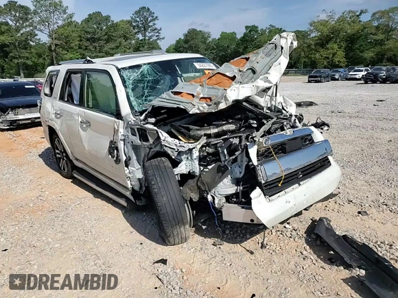 2020 Toyota 4Runner SR5 with VIN JTEZU5JR8L5217143, listed as a Copart auction lot 54227985 with Not provided miles and Salvage title. Bid and sale history available at DreamBid. Image 14.