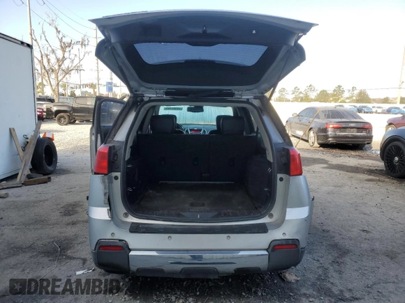 2011 GMC Terrain SLT-2 with VIN 2CTALWECXB6237093, listed as a Copart auction lot 44385105 with 268,999 mi miles and Salvage Title. Bid and sale history available at carsss.com. Image 6.