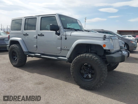 2018 Jeep Wrangler Unlimited Sahara with VIN 1C4BJWEG6JL817231, listed as a IAAI auction lot 42225248 with 68,015 mi miles and . Bid and sale history available at DreamBid. Image 1.