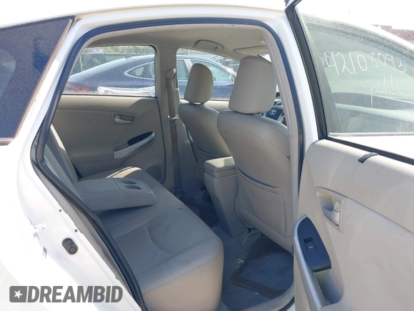 2010 Toyota Prius II with VIN JTDKN3DU3A0237639, listed as a IAAI auction lot 42108093 with 202,901 mi miles. Bid and sale history available at carsss.com. Image 8.