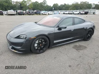 2021 Porsche Taycan Turbo z VIN WP0AC2Y12MSA63800, wystawiony jako Copart lot #65733694 z przebiegiem 16 043 mil mil oraz Szkoda całkowita • Salvage title. Historia ofert i sprzedaży dostępna na DreamBid. Obrazek 1.