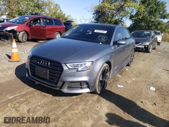 2020 Audi A3 Sedan S line Premium with VIN WAUBEGFF3LA102354, listed as a Copart auction lot 63534162 with 14,244 mi miles. Bid and sale history available at carsss.com. Image 2.