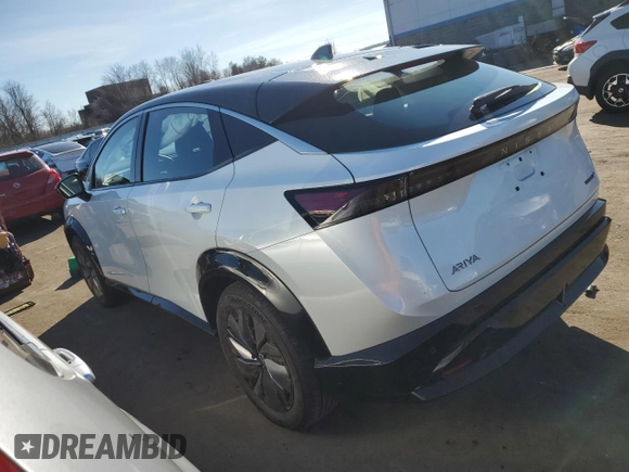 2023 Nissan ARIYA Venture+ z VIN JN1BF0AA6PM401878, wystawiony jako Copart lot #47378325 z przebiegiem 9 639 mil mil oraz Szkoda całkowita • Salvage title. Historia ofert i sprzedaży dostępna na DreamBid. Obrazek 2.