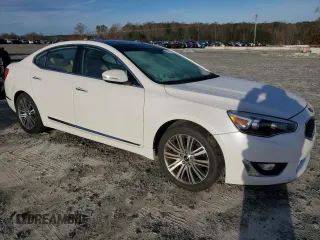 2016 Kia Cadenza Premium with VIN KNALN4D73G5215640, listed as a Copart auction lot 84966664 with 119,055 mi miles and Clean Title. Bid and sale history available at carsss.com. Image 4.