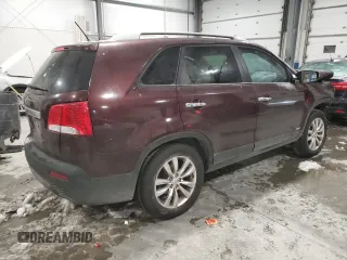 2011 Kia Sorento LX with VIN 5XYKTDA21BG068795, listed as a Copart auction lot 45961375 with 0 mi miles and Clean Title. Bid and sale history available at carsss.com. Image 3.