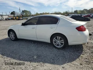 2012 Infiniti G25 x z VIN JN1DV6AR8CM861526, wystawiony jako Copart lot #50484625 z przebiegiem Nie podano mil oraz Szkoda całkowita • Salvage title. Historia ofert i sprzedaży dostępna na DreamBid. Obrazek 2.