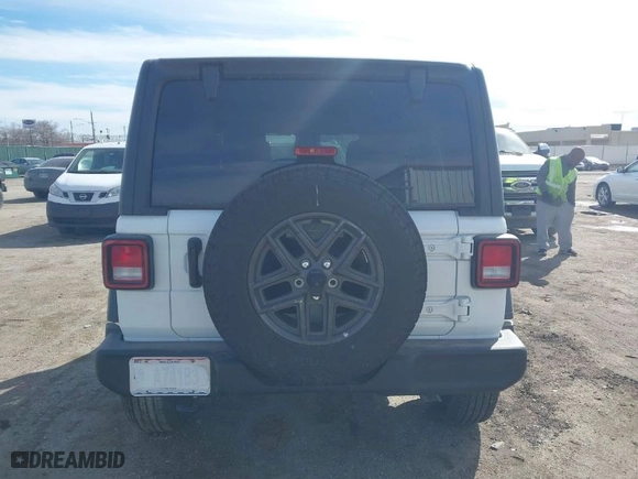2024 Jeep Wrangler Sport S with VIN 1C4PJXDN4RW300936, listed as a IAAI auction lot 41671073 with 6,195 mi miles. Bid and sale history available at carsss.com. Image 17.