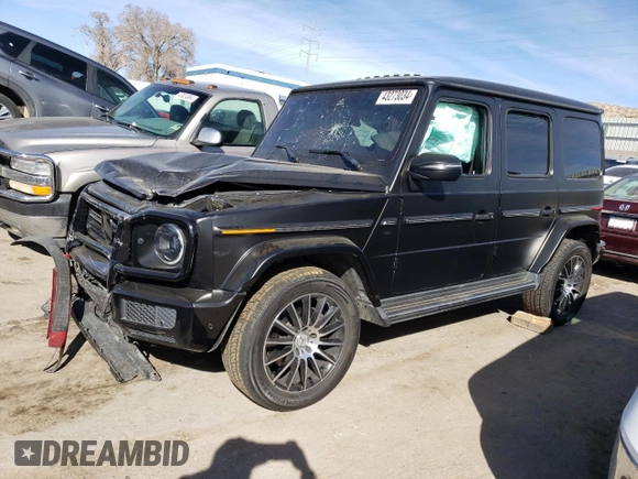 2020 Mercedes-Benz G 550 with VIN W1NYC6BJ9LX343381, listed as a Copart auction lot 43273034 with Not Provided miles and Salvage Title. Bid and sale history available at DreamBid. Image 1.