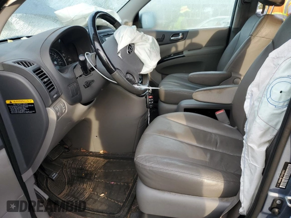 2014 Kia Sedona EX with VIN KNDMH4C72E6555952, listed as a Copart auction lot 73847454 with 136,533 mi miles and Salvage Title. Bid and sale history available at carsss.com. Image 7.