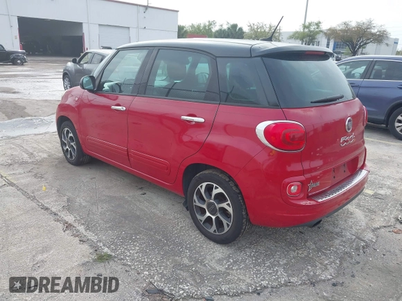 2015 FIAT 500L Easy with VIN ZFBCFABH2FZ031178, listed as a IAAI auction lot 41713378 with 110,830 mi miles and . Bid and sale history available at DreamBid. Image 3.