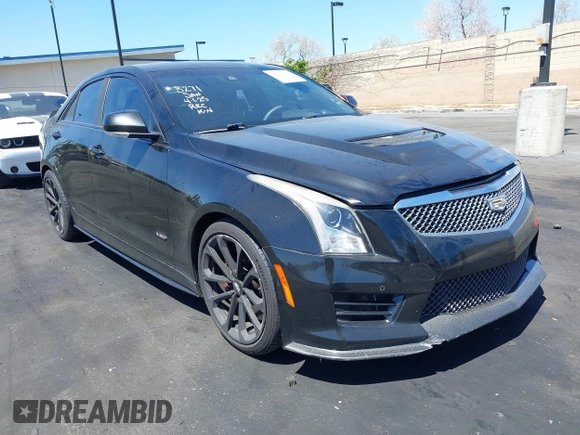 2016 Cadillac ATS-V with VIN 1G6AN5SY1G0106427, listed as a IAAI auction lot 42020517 with 59,279 mi miles. Bid and sale history available at carsss.com. Image 1.