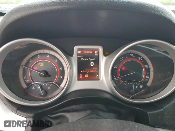 2014 Dodge Journey R/T with VIN 3C4PDCEG0ET309861, listed as a Copart auction lot 55318185 with 185,526 mi miles and Salvage title. Bid and sale history available at DreamBid. Image 9.