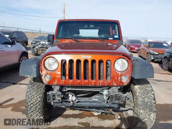 2014 Jeep Wrangler Rubicon with VIN 1C4BJWCG8EL185597, listed as a IAAI auction lot 41914489 with 85,545 mi miles and . Bid and sale history available at DreamBid. Image 12.