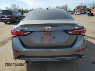 2020 Nissan Sentra SR with VIN 3N1AB8DV0LY228807, listed as a Copart auction lot 52566665 with 69,734 mi miles and Salvage Title. Bid and sale history available at DreamBid. Image 6.