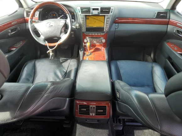 2011 Lexus LS 460 L with VIN JTHGL5EF6B5044489, listed as a Copart auction lot 85373884 with NaN miles and Clean Title. Bid and sale history available at carsss.com. Image 8.