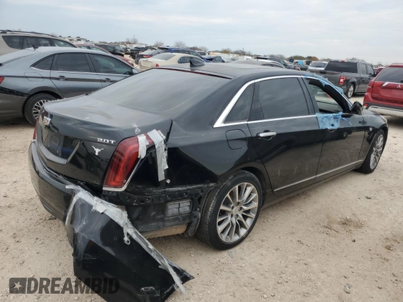 2018 Cadillac CT6 Luxury RWD z VIN 1G6KC5RX8JU103595, wystawiony jako Copart lot #47438045 z przebiegiem 135 004 mil mil oraz Czysty tytuł • Clean title. Historia ofert i sprzedaży dostępna na DreamBid. Obrazek 3.