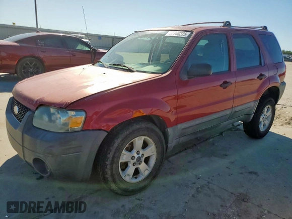 2005 Ford Escape XLT z VIN 1FMYU93185KE31449, wystawiony jako Copart lot #57763225 z przebiegiem 249 819 mil mil oraz Szkoda całkowita • Salvage title. Historia ofert i sprzedaży dostępna na DreamBid. Obrazek 1.