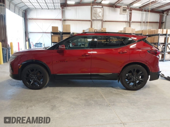 2019 Chevrolet Blazer RS z VIN 3GNKBERS3KS681486, wystawiony jako IAAI lot #42307181 z przebiegiem 104 387 mil mil oraz . Historia ofert i sprzedaży dostępna na DreamBid. Obrazek 14.