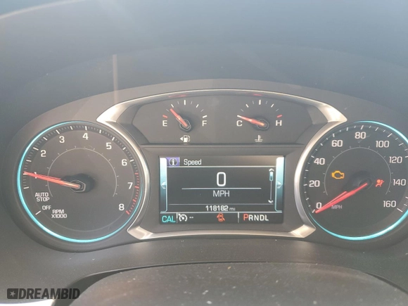 2018 Chevrolet Traverse Premier with VIN 1GNEVJKW2JJ160639, listed as a Copart auction lot 46428245 with 118,182 mi miles and Salvage Title. Bid and sale history available at carsss.com. Image 9.
