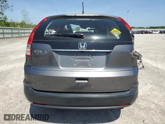 2013 Honda CR-V LX with VIN 5J6RM3H30DL000736, listed as a Copart auction lot 61346285 with Not provided miles and Non repairable. Bid and sale history available at DreamBid. Image 6.