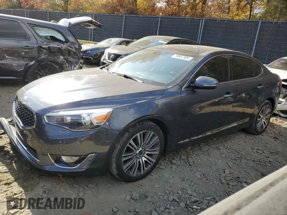 2015 Kia Cadenza Premium with VIN KNALN4D74F5177897, listed as a Copart auction lot 78867304 with 47,087 mi miles and Salvage Title. Bid and sale history available at carsss.com. Image 1.