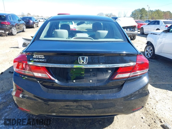 2015 Honda Civic Sedan LX with VIN 19XFB2E57FE005765, listed as a IAAI auction lot 41642913 with 187,909 mi miles. Bid and sale history available at carsss.com. Image 17.