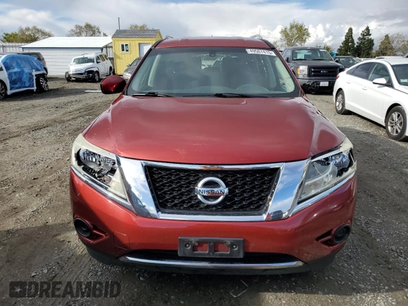 2015 Nissan Pathfinder SV with VIN 5N1AR2MNXFC676339, listed as a Copart auction lot 49507415 with 135,278 mi miles and Salvage Title. Bid and sale history available at carsss.com. Image 5.
