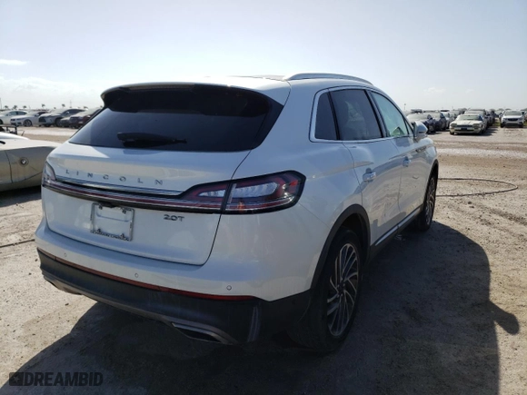 2020 Lincoln Nautilus Reserve with VIN 2LMPJ6K9XLBL12257, listed as a Copart auction lot 62956962 with 0 mi miles. Bid and sale history available at carsss.com. Image 4.